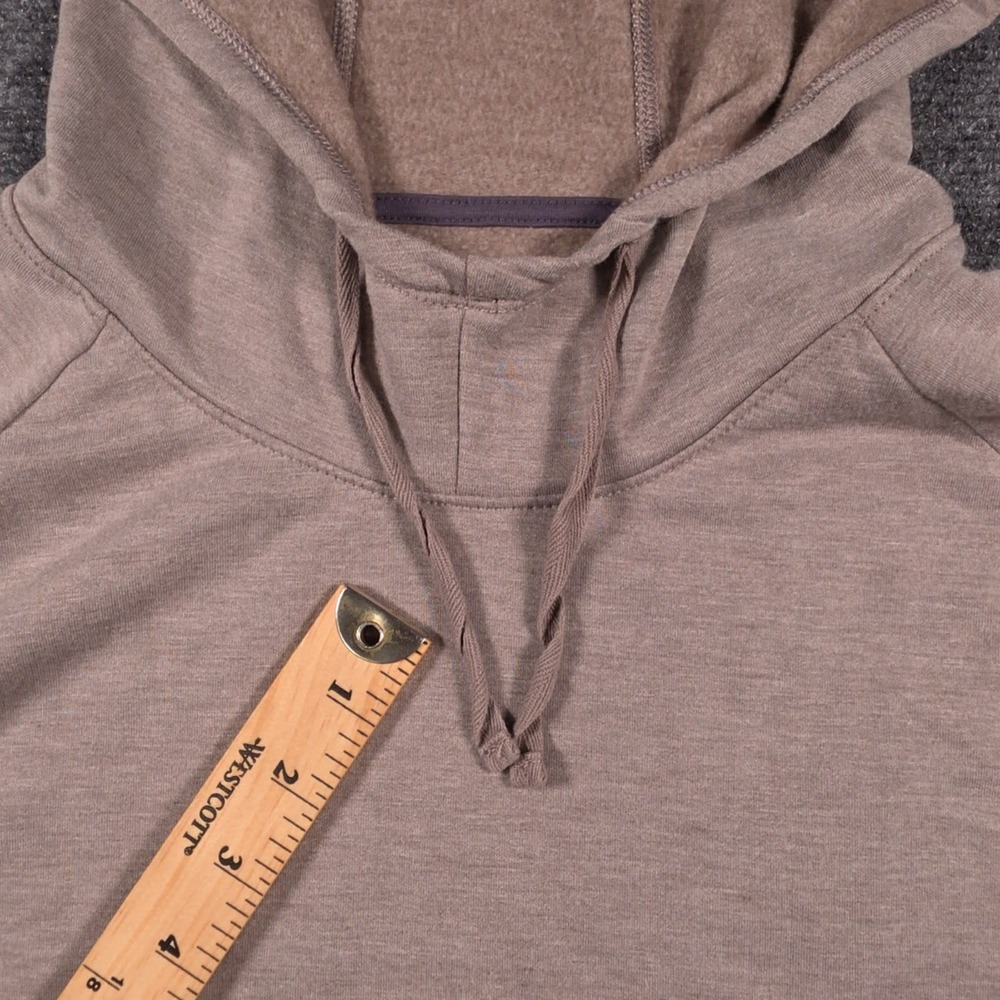 Free Fly Lightweight Hoodie Womens XL Brown Bamboo Pullover Kangaroo Pocket - Picture 6 of 12